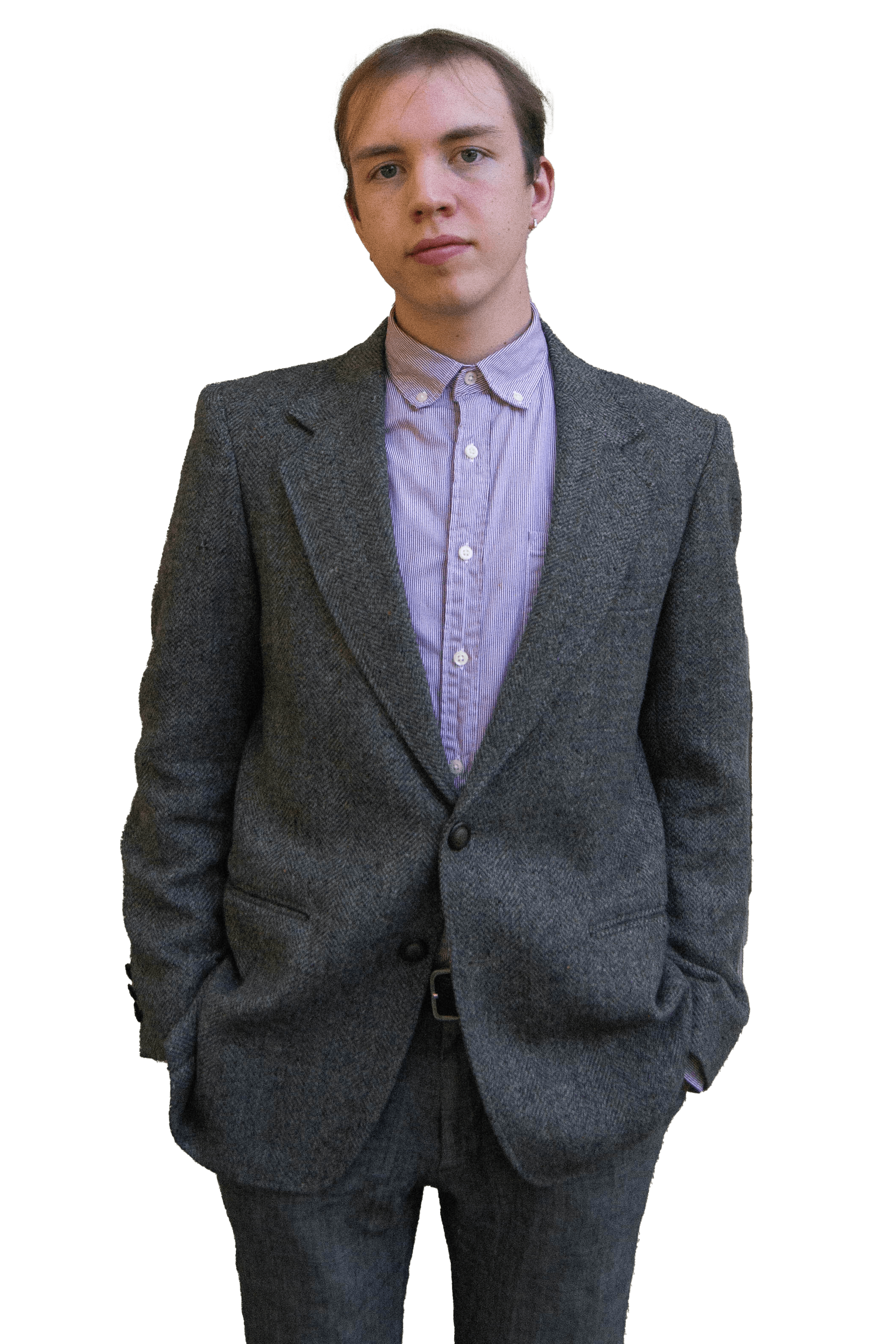 Erik looking really cool. Wearing a suit looking straight into your eyes :D